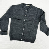 Grey Cashmere Blend Cardigan FW21LU24GTA