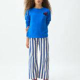 Pantaloni rigoni burro e blu Compania Fantastica 41417