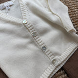Cardigan latte scollo V Mariella Ferrari MAM11