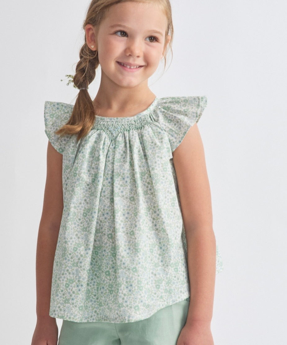 Shorts verde latte e menta Paris Tartaleta B8537