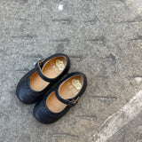 Ballerina in cuoio blu LAB 5117
