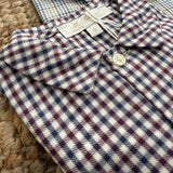 Camicia vichy toni blu rosso Mariella Ferrari CM936ML
