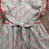 Abito scamiciato fantasia pesche Mariella Ferrari STF6