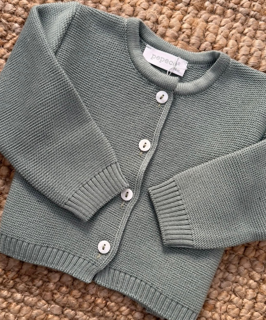 Cardigan girocollo salvia 7760 131 Pepecè