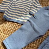 Set spezzato newborn azzurro e latte DK213