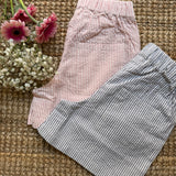 Shorts righine rosa e bianco Pigeon 26SUMSHF