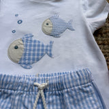 T-shirt in jersey patch pesciolini fantasia Malvi & Co S26B205CAJJ