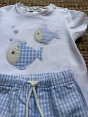 T-shirt in jersey patch pesciolini fantasia Malvi & Co S26B205CAJJ