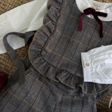 Completo gilet con rouches e pantalone palazzo spigato B9760 B9727 Tartaleta