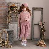 Pink Boucle Sweater GN21145