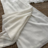 Gold and white formal dress C1