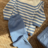 Set spezzato newborn azzurro e latte DK213