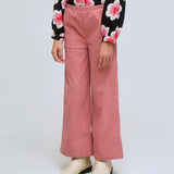 Pantalone Compania Fantastica velluto a costine rosa 11415