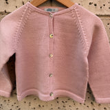 Cardigan girocollo rosa Mi Lucero x LA NUVOLA LAB 24064