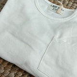 T-shirt girocollo latte B2521 Petit Indi