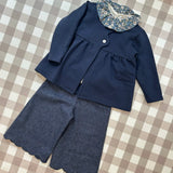 Pantalone modello palazzo con cappe in tessuto spigato La Mascot 542108263