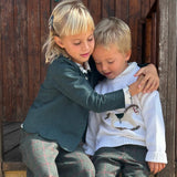 Cardigan cappe verde petrolio mélange La Mascot 541802047