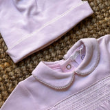 Set nascita in cotone rosa DBI25S02