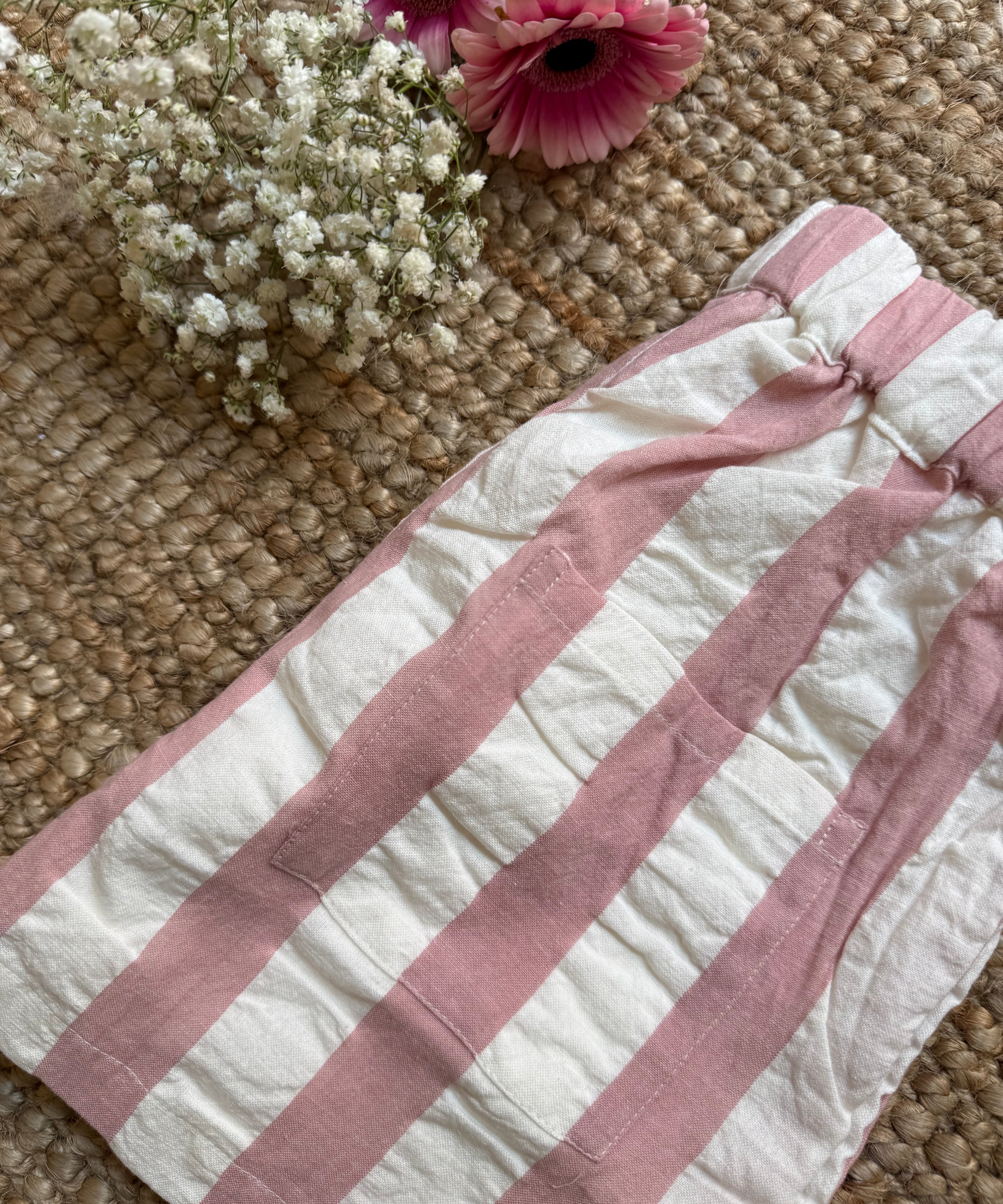 Shorts rigoni rosa e bianco Pigeon 26SUMSHW