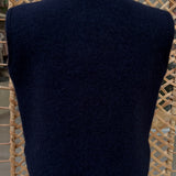 Gilet trapuntato blu 3435 Marae