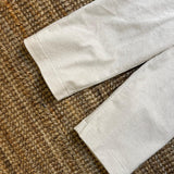Pantalone LAB wide leg in velluto a costine burro