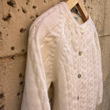 Cardigan trecce latte Mi Lucero x LA NUVOLA LAB 26295