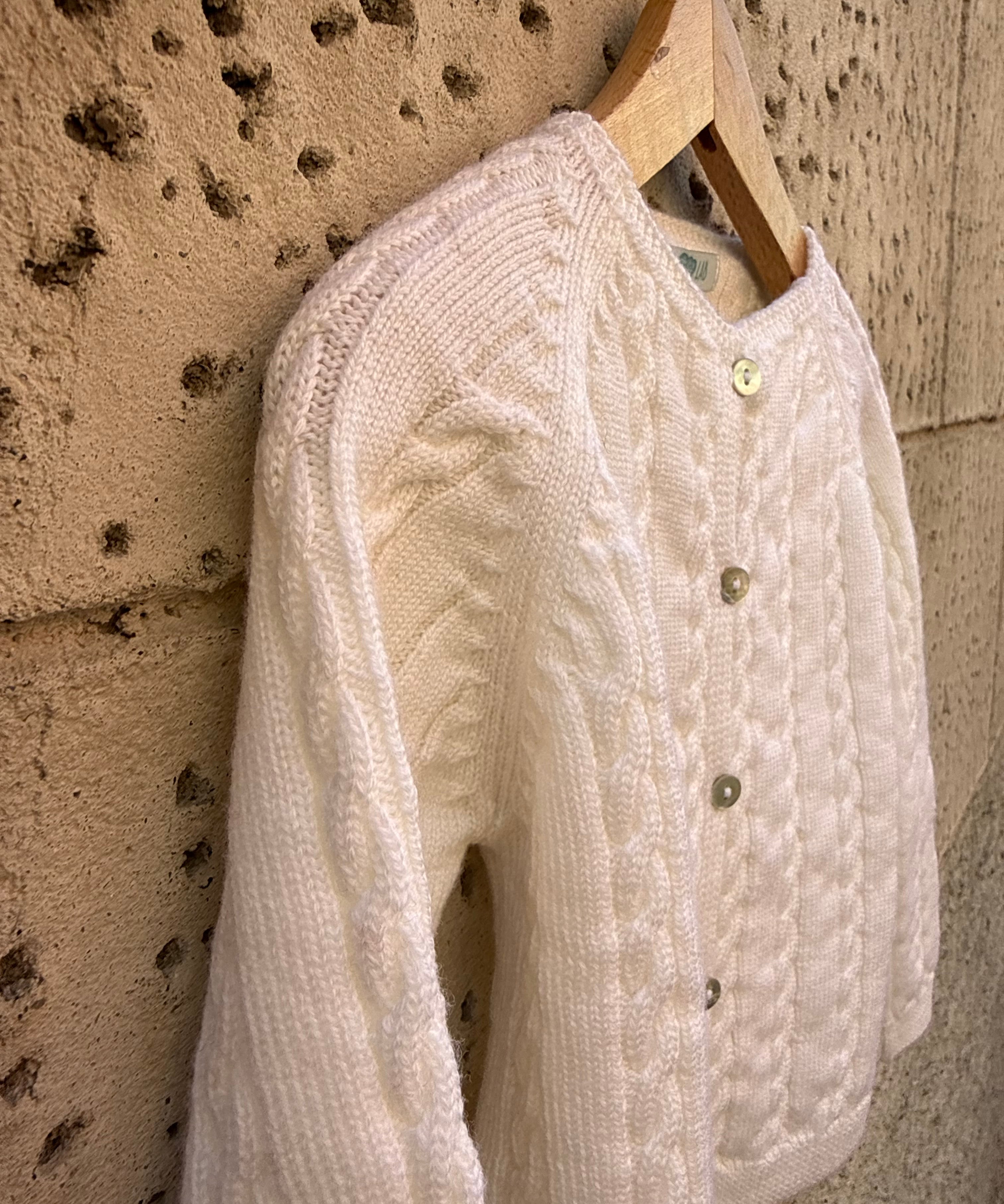 Cardigan trecce latte Mi Lucero x LA NUVOLA LAB 26295