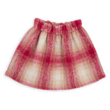 Gathered Check Skirt GN24008