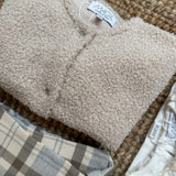 Cardigan Magil teddy sabbia IN22120