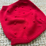 Bloomers LAB lana merino rosso lavorazione nocciole Mi Lucero La Nuvola LAB 25309