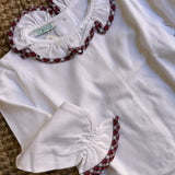 Polo LAB piquet colletto Pierrot profilo tartan