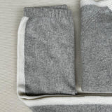 Completo misto cashmere grigio chiaro profilo latte FW24LU24MA + FW24LU24PA