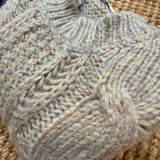 Maglione Magil trecce carta da zucchero e oro IN27040