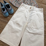Pantalone palazzo latte Time to Bloom 133404
