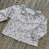 Camicetta colletto frill fiorellini FRY87G BabyGi