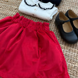 Gonna in velluto rosso Malvi F26M033GNVV
