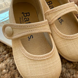 Scarpe ballerine lino sabbia art 173144
