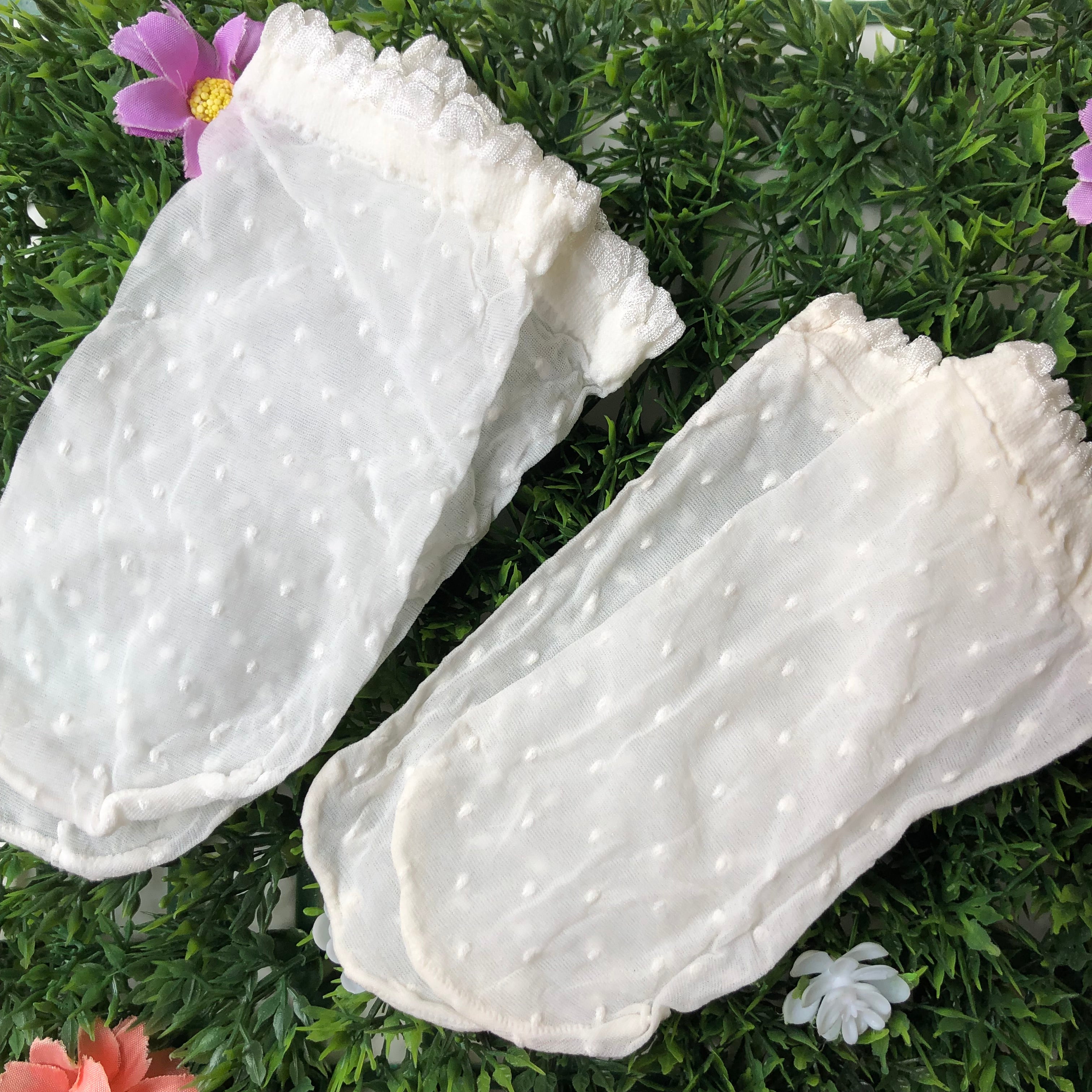 Calza sottile plumetis naturale 2032