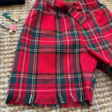 Bermuda LAB tartan con fiocco