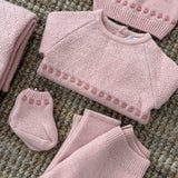 Completo newborn spezzato rosa DK236 DrKid