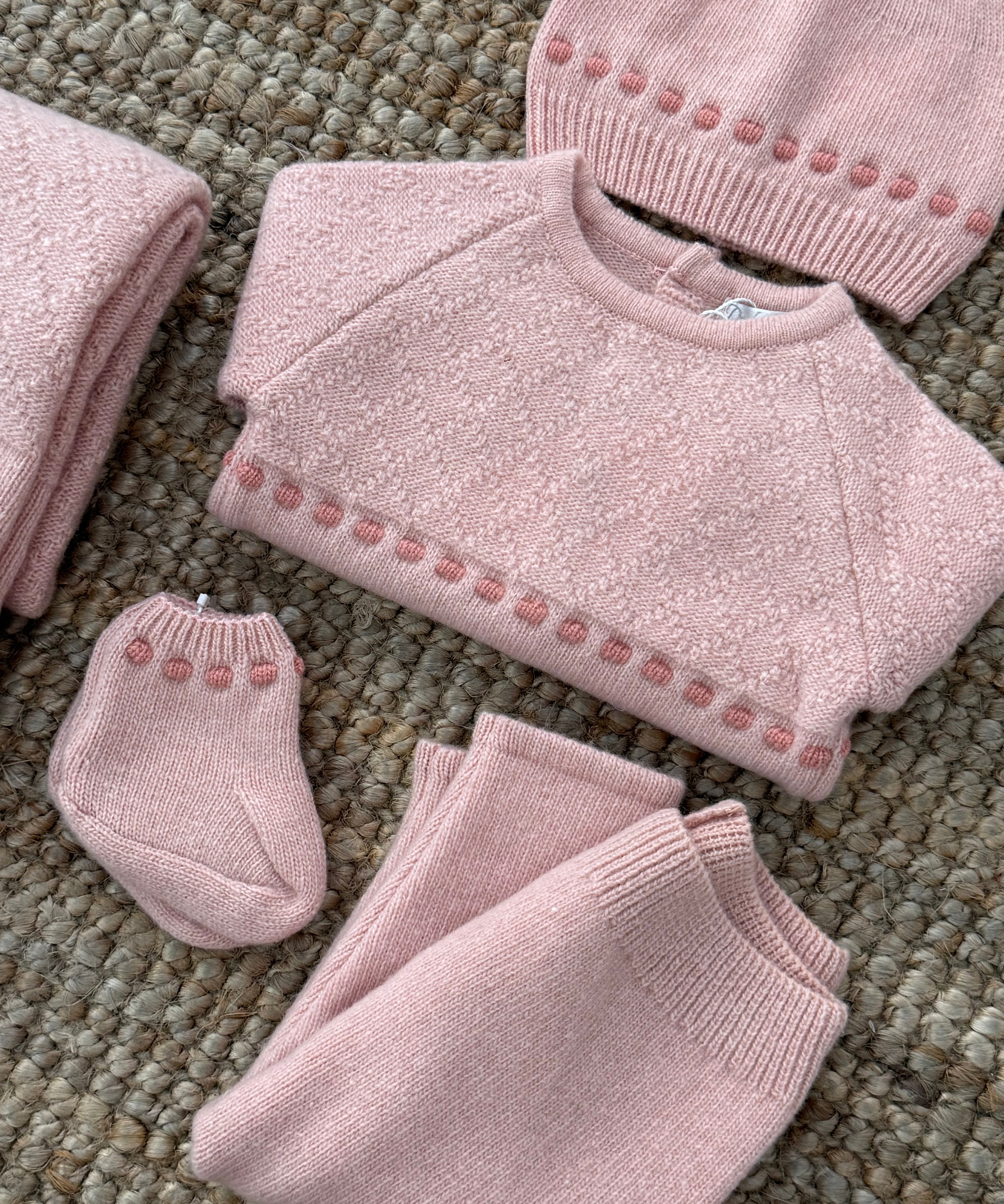 Completo newborn spezzato rosa DK236 DrKid