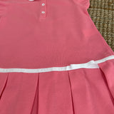Abito rosa babol con colletto ricamato La Mascot 55/3101012