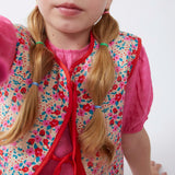 Gilet fantasia fiorellini Sugar 11407