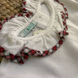 Polo LAB piquet colletto Pierrot profilo tartan