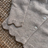 Cardigan newborn sabbia DBI25810