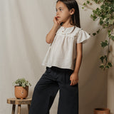 Pantalone palazzo blu Time to Bloom 133404