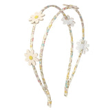 Cerchietto doppio con margherite H2512N