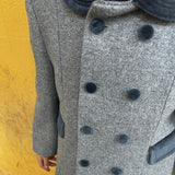 Cappotto in lana grigio I251001