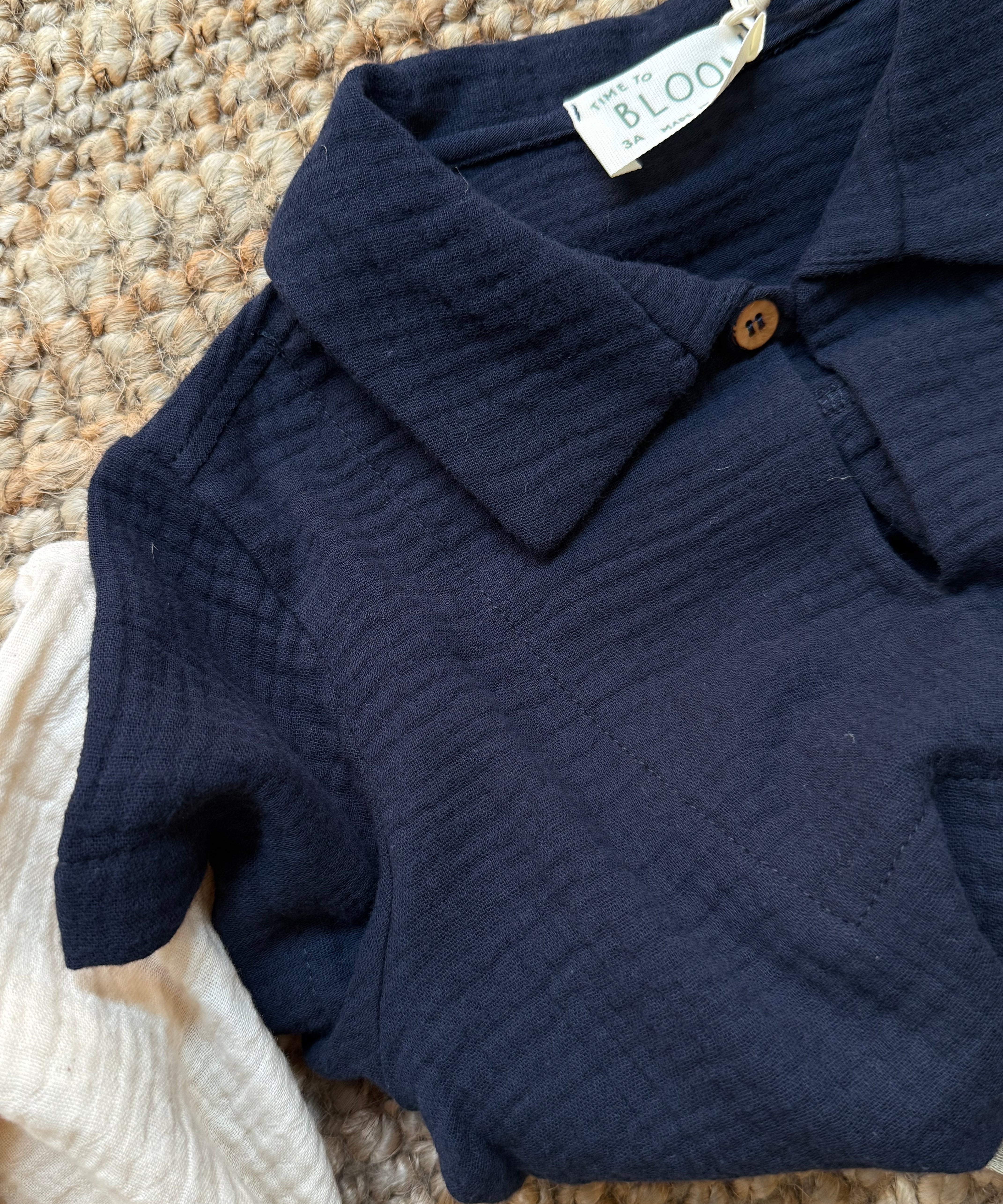 Camicia blu Time to Bloom 133203