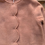 Giacchina cardigan cappe in micro pile rosa La Mascot 561803312
